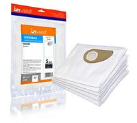 Invest - Lot de 5 sacs filtrants de rechange compatibles avec Nilfisk Buddy II, 12 L, 18 L, 18 L IN - Blanc