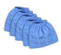 Invest - Pack de 5 Filtres Textiles Lavables Compatibles Parkside PNTS 1300 C3, A1, B2, 1250/9, 1250 - Filtres Haute Performance de Remplacement pour Aspirateur Eau et Poussière