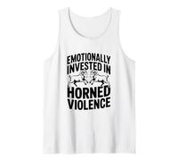 Investi émotionnellement dans Les béliers de Violence à Cornes Débardeur