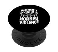 Investi émotionnellement dans Les béliers de Violence à Cornes PopSockets PopGrip Adhésif