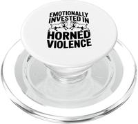 Investi émotionnellement dans Les béliers de Violence à Cornes PopSockets PopGrip pour MagSafe