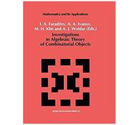 Investigations In Algebraic Theory Of Combinatorial Objects
