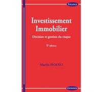 Investissement immobilier - 5e ed Martin Hoesli (Auteur)