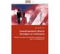 Investissements Directs Étrangers Et Croissance