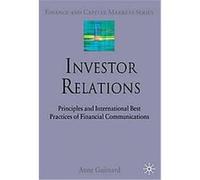 Investor Relations, Palgrave Macmillan Finance and Capital Markets Anne Guimard (Auteur)