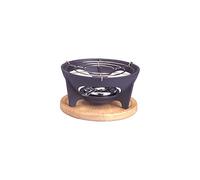Réchaud mixte en fonte sur socle pour fondue23 cm invicta