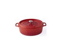 Invicta 403350 Cocotte Ovale - 35 cm - Fonte Emaillée - Rubis