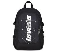 Invicta Act Plus Sac à dos d'école, noir, 29 l, double compartiment, poche intérieure avec organiseur, poches latérales porte-bouteille, compartiment pour PC, école intermédiaire et supérieur, garçon