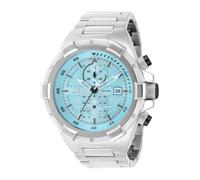 INVICTA Aviator 49252 Montre Homme - Entanche - Analogique - Mouvement à Quartz - Acier Inoxydable avec Cadran Bleu - 50mm