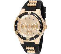 INVICTA Aviator 49892 Montre Femme - Entanche - Analogique - Mouvement à Quartz - Acier Inoxydable avec Cadran Or - 38mm