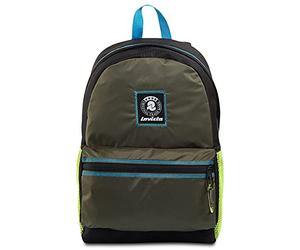 Invicta Barly Single-Compartment Backpack, Light Ripstop, Green, with PC Pocket, School & Leisure