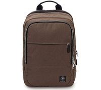 Invicta Biz L Office Backpack - Brown - Laptop Stand up to 15.6" - Usb Adapter - Work