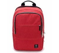 Invicta Biz L Office Backpack - Red - Laptop Stand up to 15.6" - Usb Adapter - Work