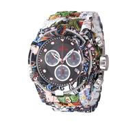INVICTA Bolt 45490 Montre Homme - Entanche - Analogique - Mouvement à Quartz - Acier Inoxydable avec Cadran Gris - 53mm