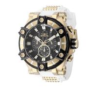 INVICTA Bolt 49806 Montre Homme - Entanche - Analogique - Mouvement à Quartz - Acier Inoxydable avec Cadran Noir - 52mm