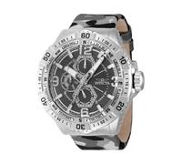 INVICTA Coalition Forces 49630 Montre Homme - Entanche - Analogique - Mouvement à Quartz - Acier Inoxydable avec Cadran Noir - 49mm