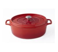 INVICTA Cocotte ovale - Ø 27 cm - Rubis - Tous feux dont induction