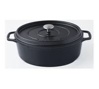 INVICTA Cocotte ovale en fonte - D: 31 cm - noir