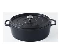 INVICTA Cocotte ovale - Ø 33 cm - Noir - Tous feux dont induction