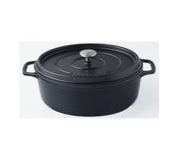 Invicta Cocotte Ovale - 33 Cm - Noir - Tous Feux Dont Induction