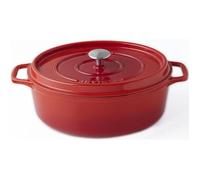 INVICTA Cocotte ovale - Ø 35 cm - Rubis - Tous feux dont induction