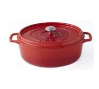 Invicta 403310 Cocotte Ovale - 31 cm - Fonte Emaillée - Rubis