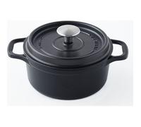 INVICTA Cocotte ronde - Ø 18 cm - Noir - Tous feux dont induction
