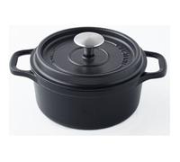 INVICTA Cocotte ronde - Ø 22 cm - Noir - Tous feux dont induction