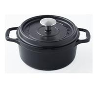 INVICTA Cocotte ronde - Ø 26 cm - Noir - Tous feux dont induction