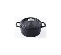 INVICTA Cocotte ronde 22 cm noire mat 402221