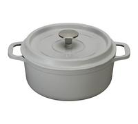 Invicta - Cocotte Ronde En Fonte Émaillée 24cm Gris - 402242
