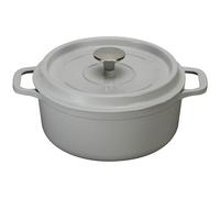 Invicta - Cocotte Ronde En Fonte Émaillée 28cm Gris - 402282