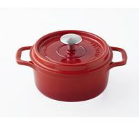 Cocotte ronde 28 cm Rubis - Invicta - Rouge - Fonte