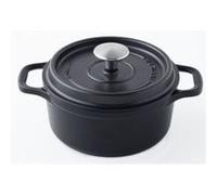 INVICTA Cocotte ronde - Ø 20 cm - Noir - Tous feux dont induction