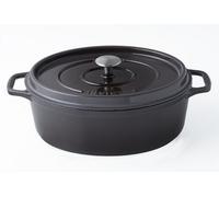 Daubière en fonte émaillée 29cm taupe - PUV403297 - INVICTA Noir G