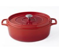 invicta daubière en fonte émaillée 31cm rubis puv403310