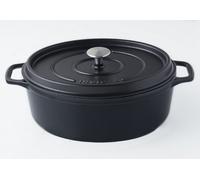 invicta daubière en fonte émaillée 33cm noir mat puv403331