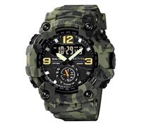 Invicta Digital Essentials SK221 Cadran mécanique pour homme ABS + PU Vert 56 mm