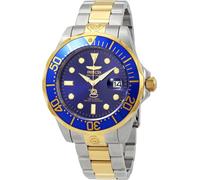 Invicta Grand Diver 3049 Montre Homme - Entanche - Analogique - mouvement automatique - acier inoxydable avec cadran bleu - 47mm