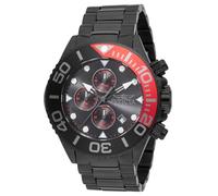 INVICTA Grand Diver 48591 Montre Homme - Entanche - Analogique - Mouvement à Quartz - Acier Inoxydable avec Cadran Noir - 52mm