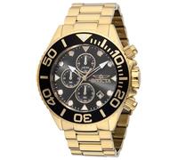 INVICTA Grand Diver 48592 Montre Homme - Entanche - Analogique - Mouvement à Quartz - Acier Inoxydable avec Cadran Noir - 52mm