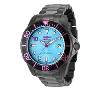 INVICTA Grand Diver 48706 Montre Homme - Entanche - Analogique - Mouvement Automatique - Acier Inoxydable avec Cadran Bleu - 47mm