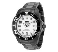 INVICTA Grand Diver 48707 Montre Homme - Entanche - Analogique - Mouvement Automatique - Acier Inoxydable avec Cadran Blanc - 47mm