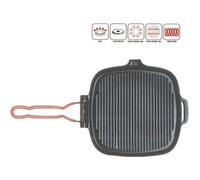 INVICTA Grill carré 25.5 x 23.5 cm en fonte
