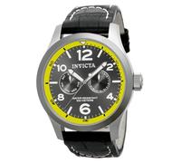 INVICTA I-Force 14141 Montre Homme - Entanche - Analogique - Mouvement à Quartz - Acier Inoxydable avec Cadran Gris - 48mm