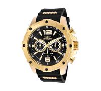 Invicta I-Force 19658 Montre Homme - Entanche - Analogique - Mouvement à Quartz - Acier Inoxydable avec Cadran Noir - 50mm