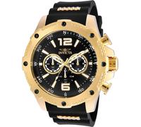 Invicta I-Force 19658 Montre Homme - Entanche - Analogique - mouvement à quartz - acier inoxydable avec cadran noir - 50mm