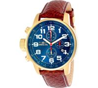 Invicta I-Force 3329 Montre Homme - Entanche - Analogique - mouvement à quartz - acier inoxydable avec cadran bleu - 46mm
