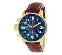 INVICTA I-Force 3329 Montre Homme - Entanche - Analogique - Mouvement à Quartz - Acier Inoxydable avec Cadran Bleu - 46mm