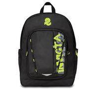Invicta Jelek Color Change Line Sac à dos d'école noir, super grand compartiment avec poche pour PC ou tablette, poche porte-bouteille et poche avec organisateur, sac à dos voyage, Noir, Taglia